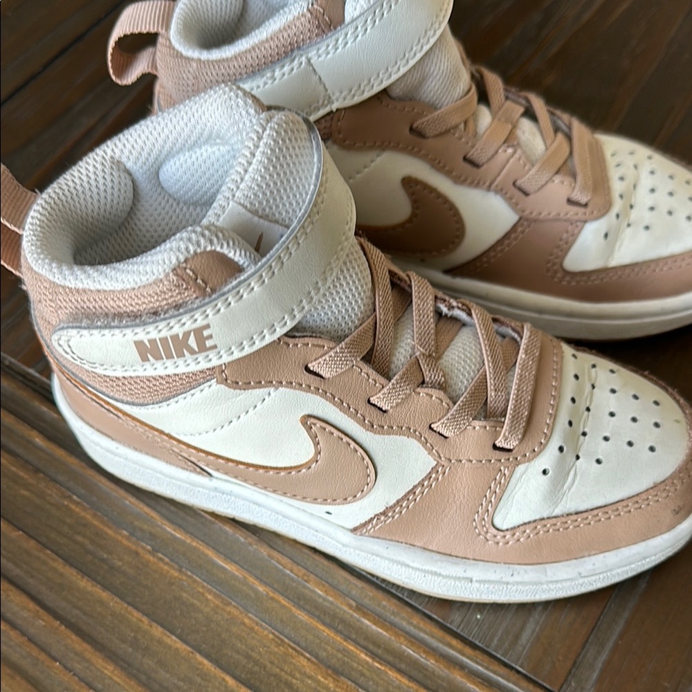 Nike Kids Sneakers - White and Tan